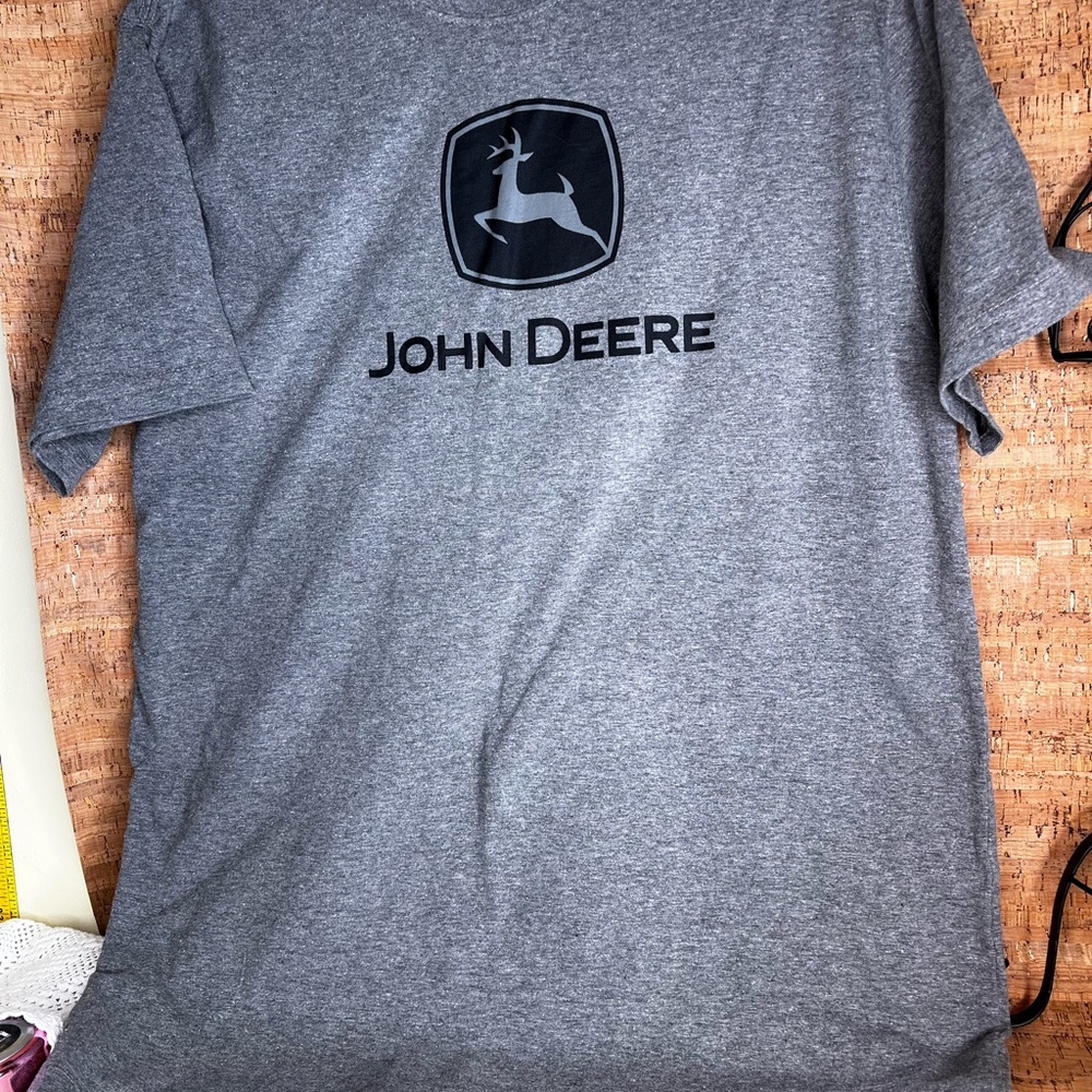 John Deere Gray Men's Shirt